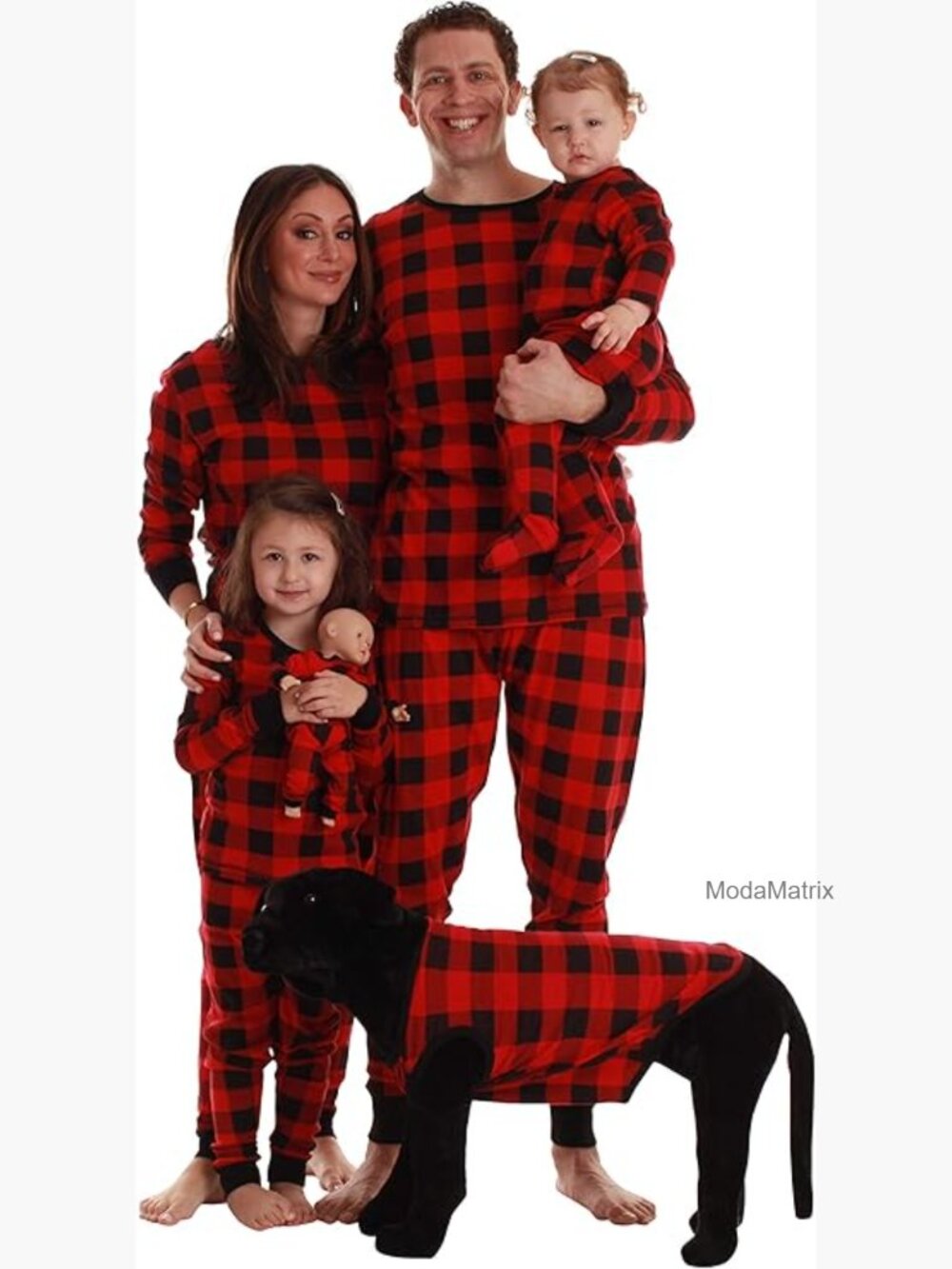 Buffalo Plaid Family Pajama Set - Men's Large Cotton